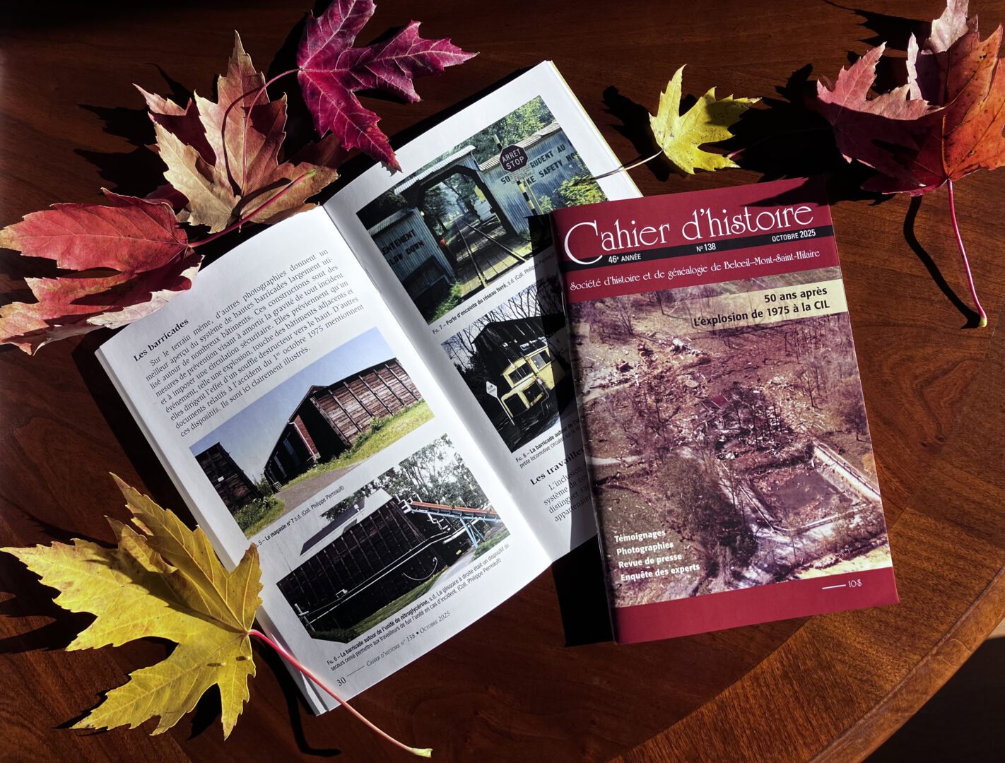 Le 138e Cahier d’histoire complète le numéro précédent sur l’accident de 1975 à la CIL en rapportant d’autres témoignages, une série de photographies sur le complexe industriel et une revue de presse focalisée sur le Rapport d’enquête. Photo SHGBMSH