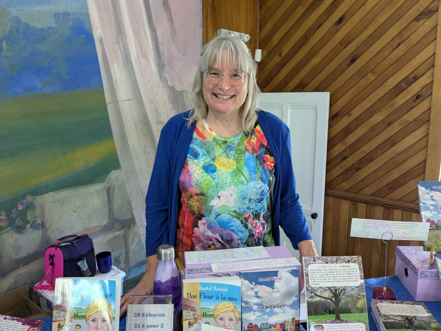 Chantal Reichel, de Saint-Mathieu-de-Belœil, s’apprête à publier son nouveau livre, Vers l’avenir, de Tamines à Montréal, roman accordant une grande place au mont Saint-Hilaire. Photo gracieuseté